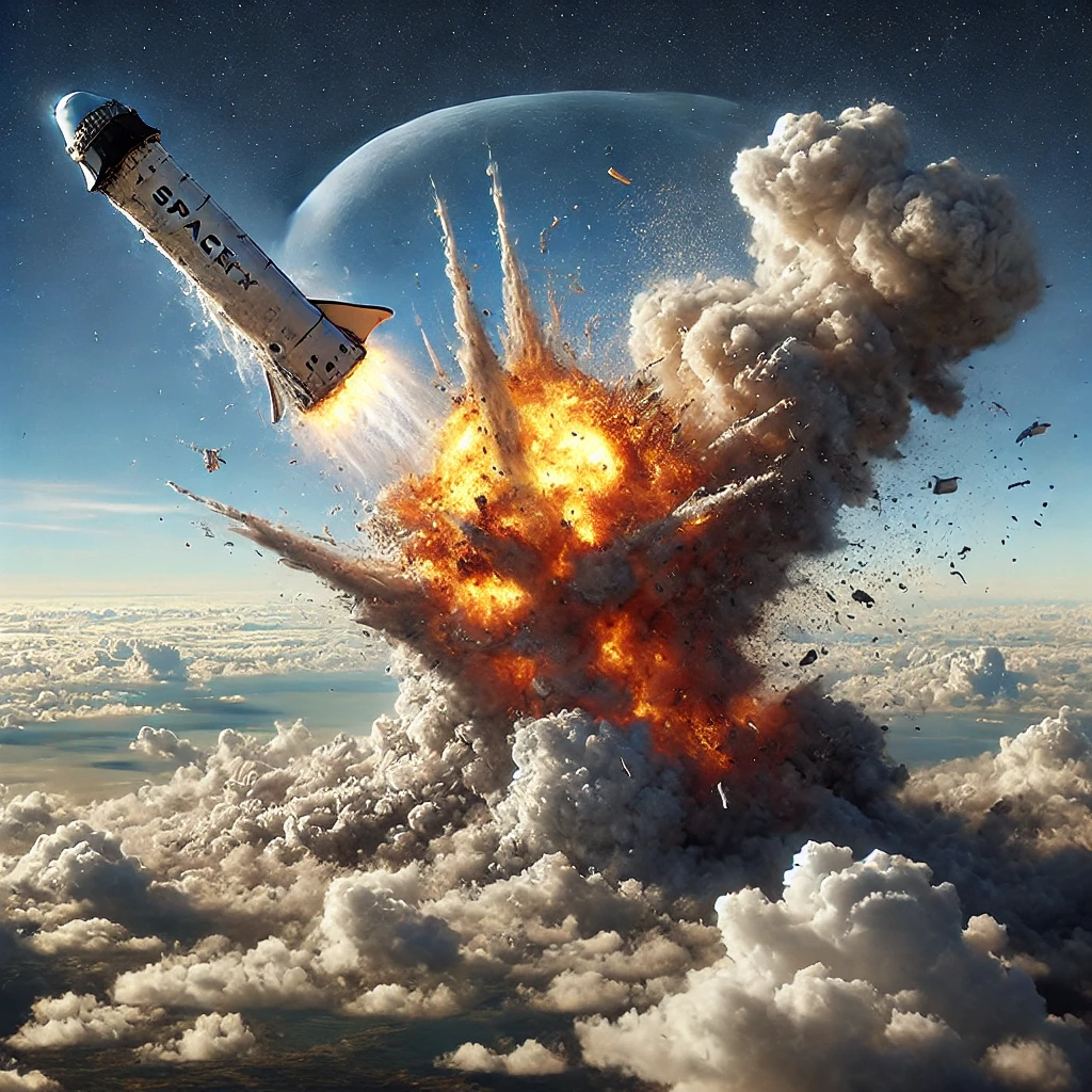spacex starship explodes